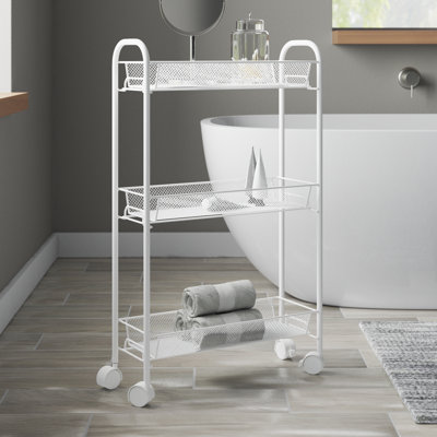 Anouck 31'' H x 19.9'' W Utility Cart with Wheels