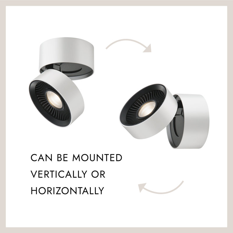 Solo 1 - Light LED Flush Mount, White