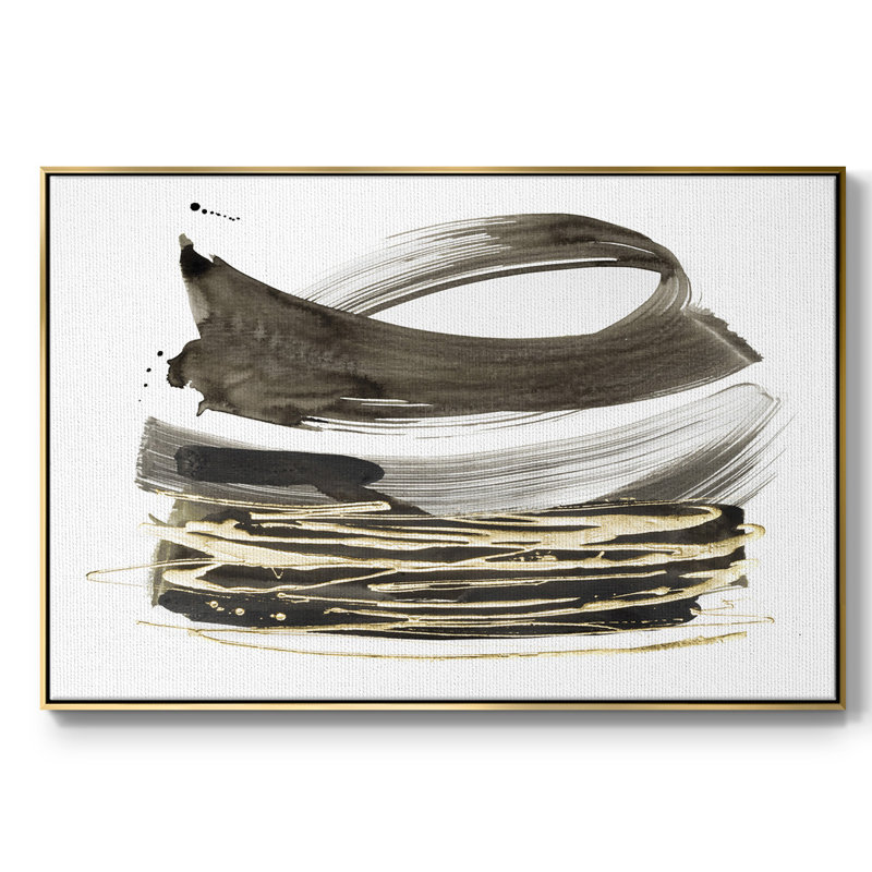 «Freedom I», reproduction sur toile encadrée, H 41 po x l 27 po x P 2 po, Or