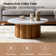 Randy 36"W Modern Natural Marble Coffee Table
