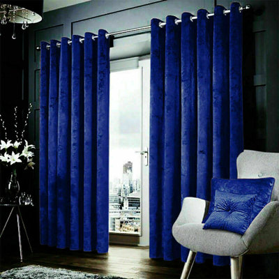 Daire Velvet Blackout Curtain Pair