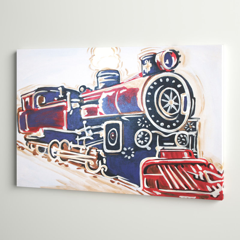 Abshire «Vintage Train», reproduction sur toile tendue, H 12 po x l 18 po x P 1,5 po