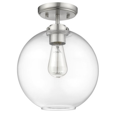 Donora Glass Semi Flush Mount