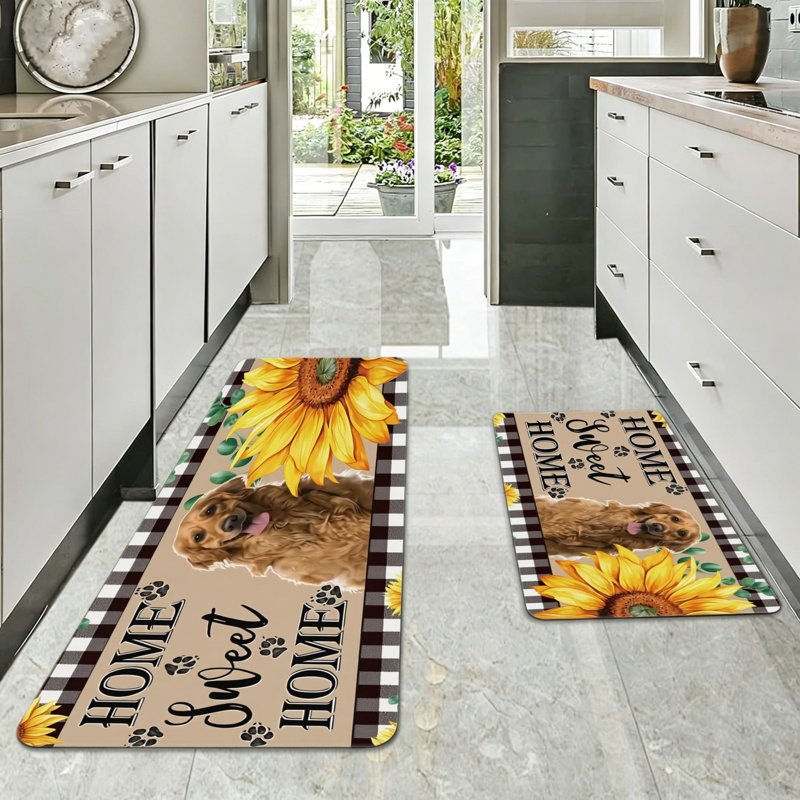 Tapis de cuisine 2 pièces Golden Retriever