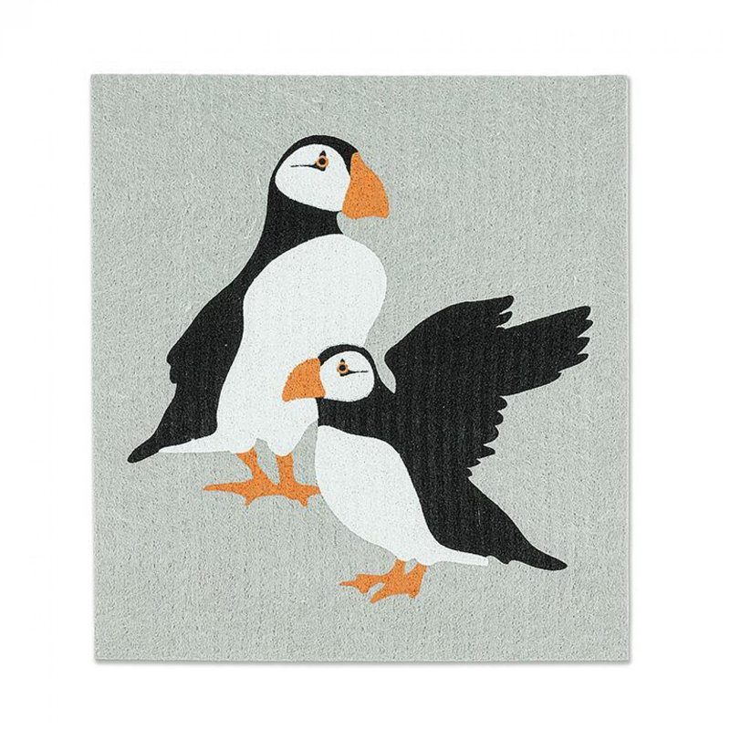 Ensemble de 2 torchons Puffins