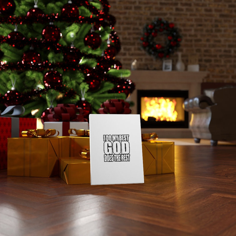 God Does The Rest - Wrapped Canvas Print, 61cm H x 46cm W