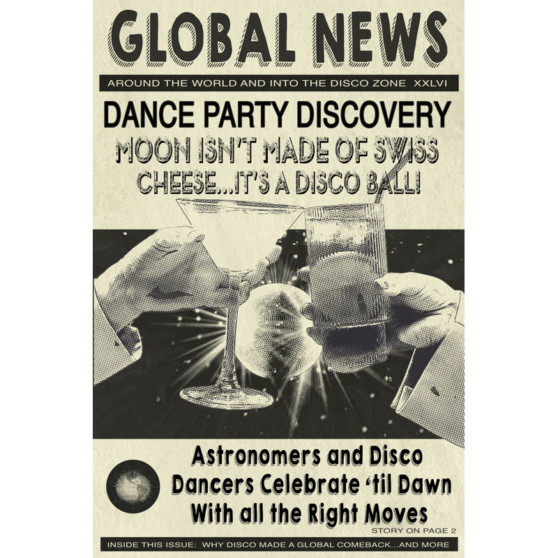 Disco News 24 x 36