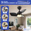 Timbrell 26'' Ceiling Fan with LED Lights-2035802463