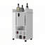 Chariot-bar 1 porte avec porte-bouteilles et roulettes Allandale - blanc-820322258