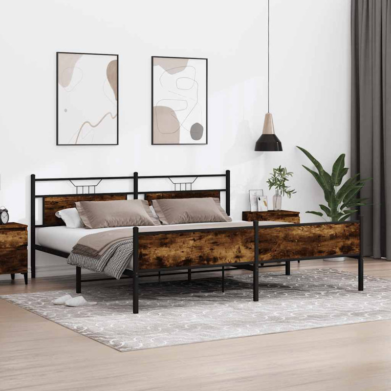 Bed Frame, Single (3'), Sonoma Oak