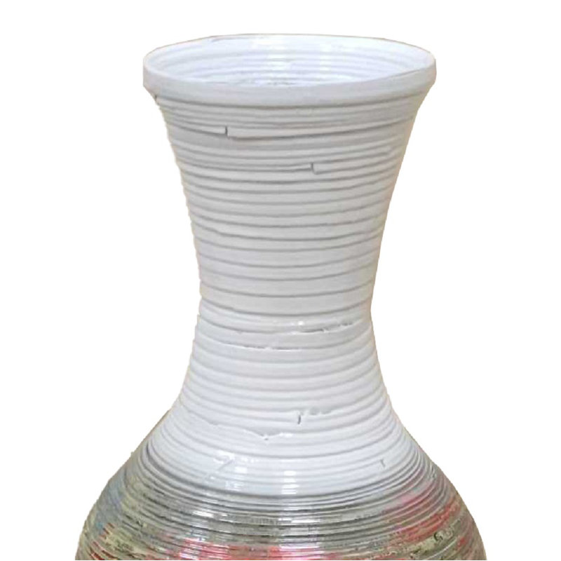 Pyrs Solid Wood Floor Vase