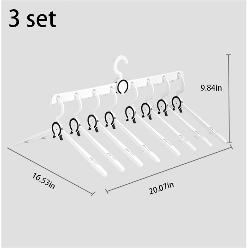 Ensemble de cintre pliant multifonctionnel, 3