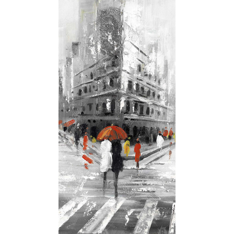 Greyish flatiron building - 15.75"x31.50" Desk mat