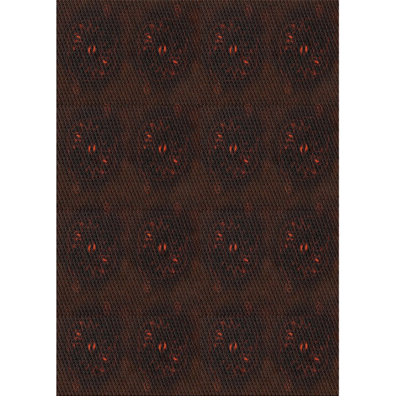 Tapis de zone noire à motifs, Rectangle 5 pi x 7 pi