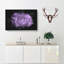 Lone Purple Rose - Wrapped Canvas-56643567