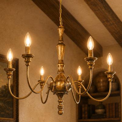Lustre classique / traditionnel à 6 lumières Josuel