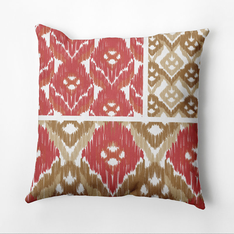 Housse et insert de coussin extérieur d'extérieur, H 18 po x l 18 po, Corail
