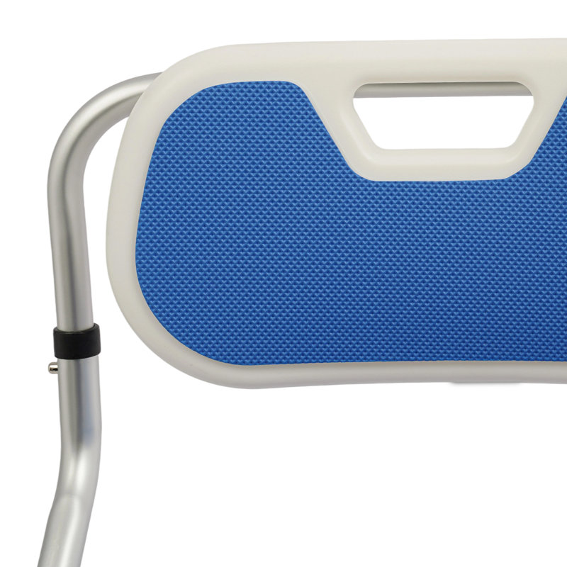 Height Adjustable Shower Commode Chair for Elderly,Bedside Commode Chair with Armrests and Backrest, Shower Seat with Armrests