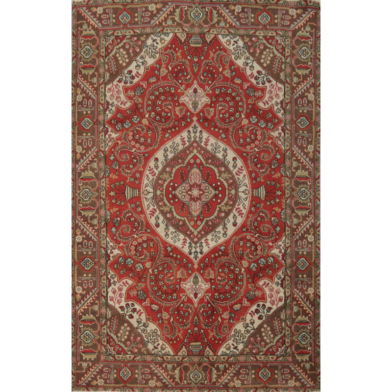 Tapis traditionnel floral 6 x 9