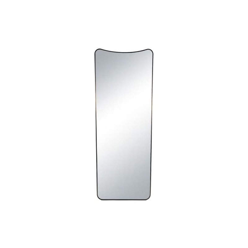 Iris Novelty Brass Mirror