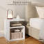 Mugdha 35cm W Solid + Manufactured Wood Bedside Table-434308629