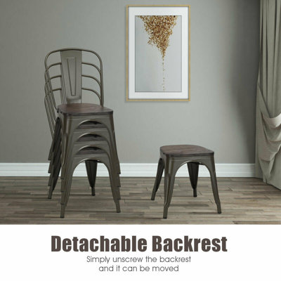 Ajaz 17.5'' H Stacking Side Chair