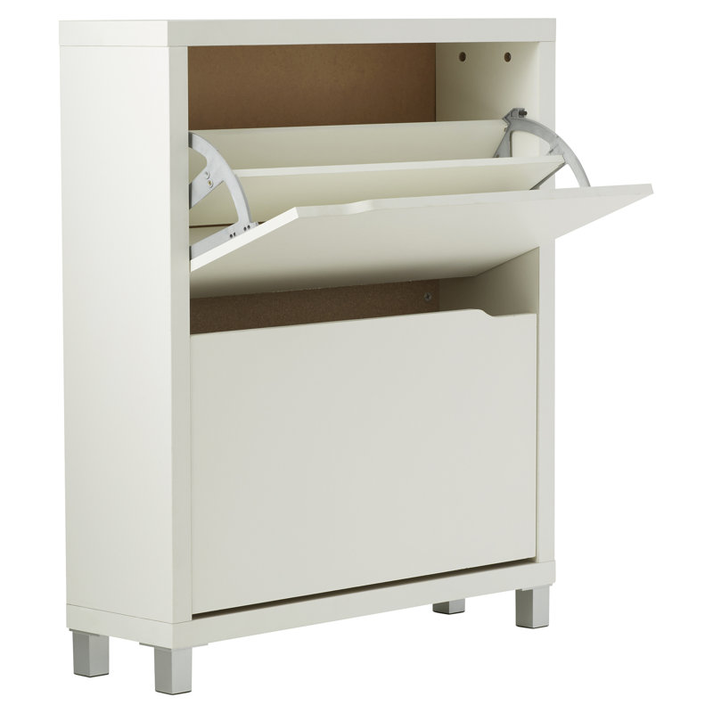 12 Pair Flip Down Shoe Storage