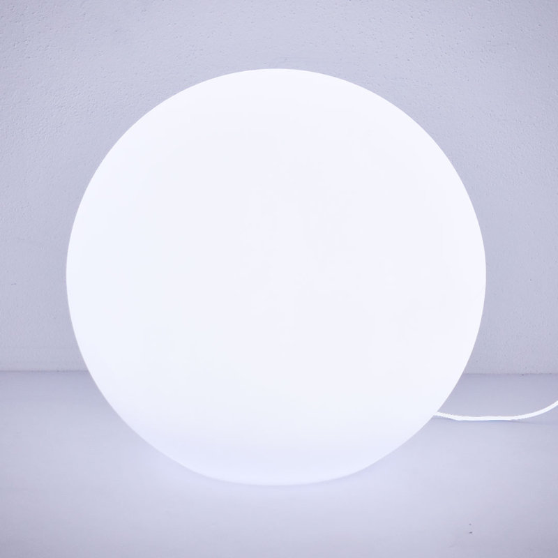 Plug-in Integrated LED Globe Lantern, 56cm H x 60cm W x 60cm D