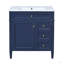 Meuble-lavabo de 30 po avec lavabo supérieur, meuble-lavabo moderne avec 2 tiroirs et tiroir escamotable, meuble-lavabo simple-1316898212