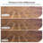 31.5" Round Solid Wood Coffee Table, Petal Shape Rattan Coffee Table with Open Display Area-1299834572
