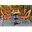 Glen Stacking Patio Dining Side Chair with Cushion