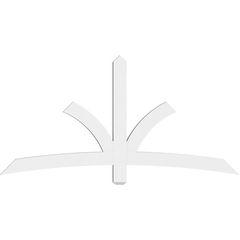 Support pour pignon Davenport, H 36 po x l 72 po (pas: 12/12), P 2 po x F 4 po, PVC