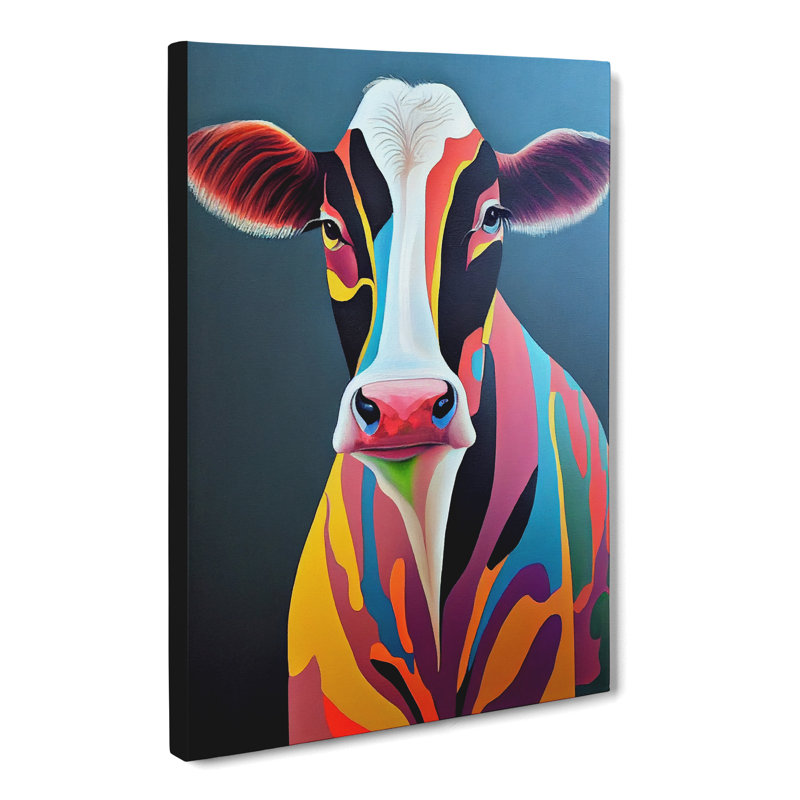 Cow Vol.3 - Wrapped Canvas, 50cm H x 35cm W x 3cm D