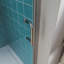 Porte de douche pliante en verre pivotante sans cadre de 30 à 31,25 po x H 72 po-115717560
