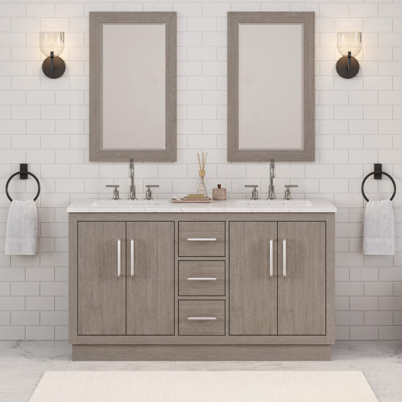 Hugo 60'' W Vanity, Chrome