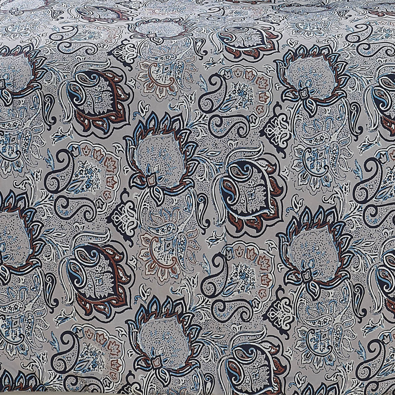 Caen Modern & Contemporary Machine Woven Floral Comforter Set, Full