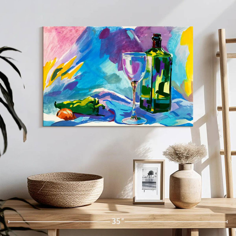 Yarlin Alcohol, 16" H x 24" W