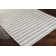 Orman Striped Charcoal Indoor / Outdoor Use Area Rug