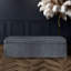 Safar Large Plush Velvet Ottoman Storage Box with Plain Lid Multi Functional Upholstered Blanket Box-116779930-116779932