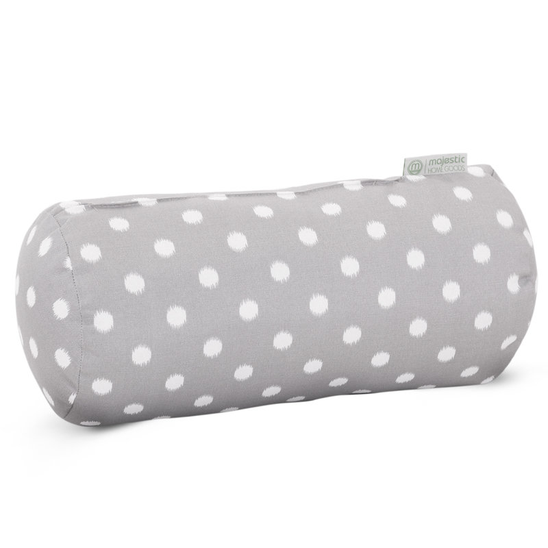 Coussin Ikat Dot, gris