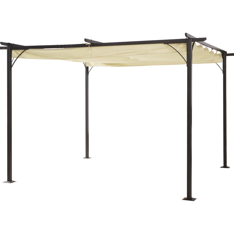 Abat-jour de terrasse en métal 11,5 'X pour pergola d'extérieur
