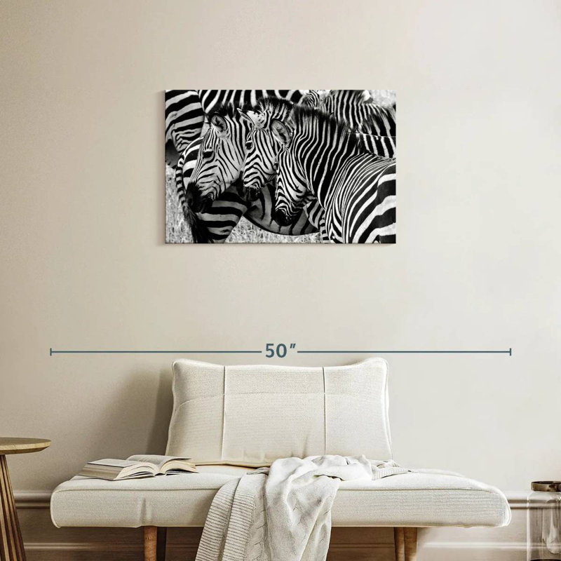 Brampt Zebra Faces, 20" H x 30" W