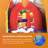 JumpOrange Rainbow Xtreme Obstacle Course Bounce House (with Slide and Blower)