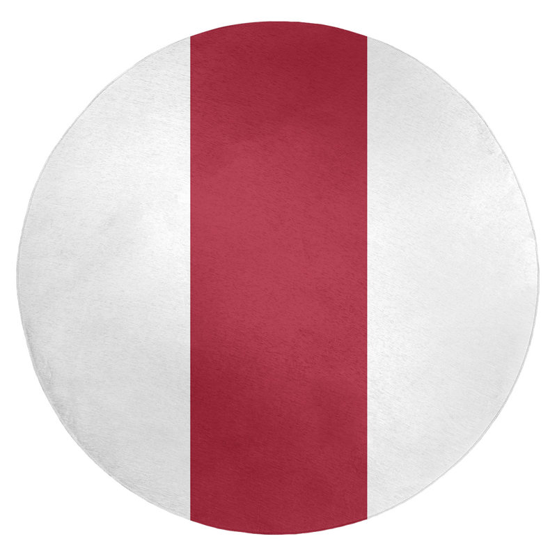 Chenille Indoor Rug, Round 5'