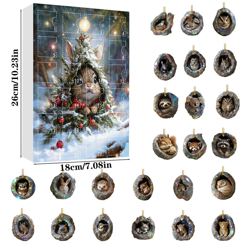 Calendrier des arrivées pour Noël, C