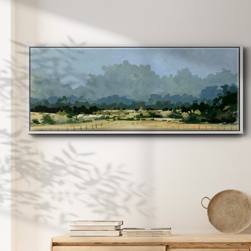 Wild Farmland I - toile encadrée, H 12 po x l 30 po