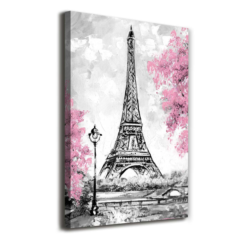 Eiffel Tower Paris - Wrapped Canvas Print
