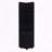 62-inch Tall Double Door Corner Linen Cabinet with Four Shelves, Black