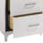 White 2-Drawer Nightstand
