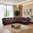 Burgundy Wine Faux Leather